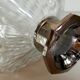 Vintage whisky carafe with golden neck