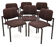 Set of 6 vintage chairs or armchairs, 1970