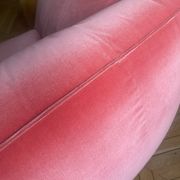 Canapé Le Bambole in coral velvet by Mario Bellini for B&B Italia,
