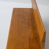 Officina Rivadossi Oak Bench, Italy 1970s