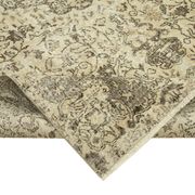 Hand-knotted antique turkish beige carpet 202 cm x 312 cm