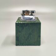 1960s Alabaster Green Smoking Set by Romano Bianchi, Handmade