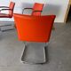 Set of 4 designer chairs by Erik Munnikhof for Leolux in chrome.