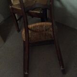 2 chaises paillées