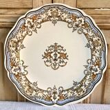 6 dessert plates dessert Gien the children at the press Dionysos 1938/1960