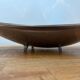 Vintage polished aluminium plate