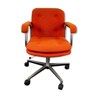 Height adjustable vinco swivel office chair vintage 1970