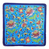 CLOISONNÉ DE LONGWY SOUS PLATE - RARE DÉCOR by LONGWY