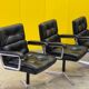 1970s Leather Swivel Chair Eurochair by Girsberger (Price for One)