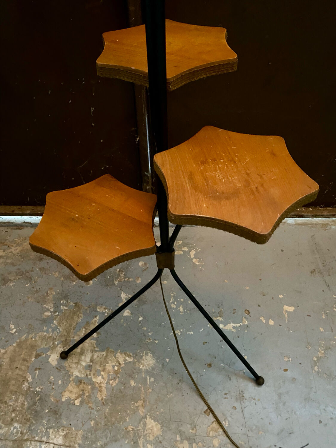 Tripod floor lamp, 1960