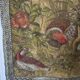 medium-sized embroidered antique tapestry