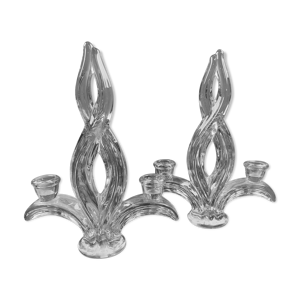 paire de bougeoirs en - art