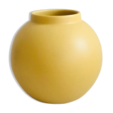 Vintage ball vase in matt ceramic H14cm