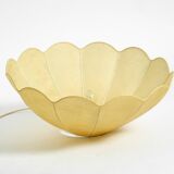 60er XL Cocoon pendant lamp in very good original vintage condition