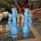 two porcelain vases