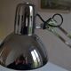 Articulated architect lamp with vintage clip, 90s, chrome metal