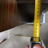 Vintage ebony wall cabinet