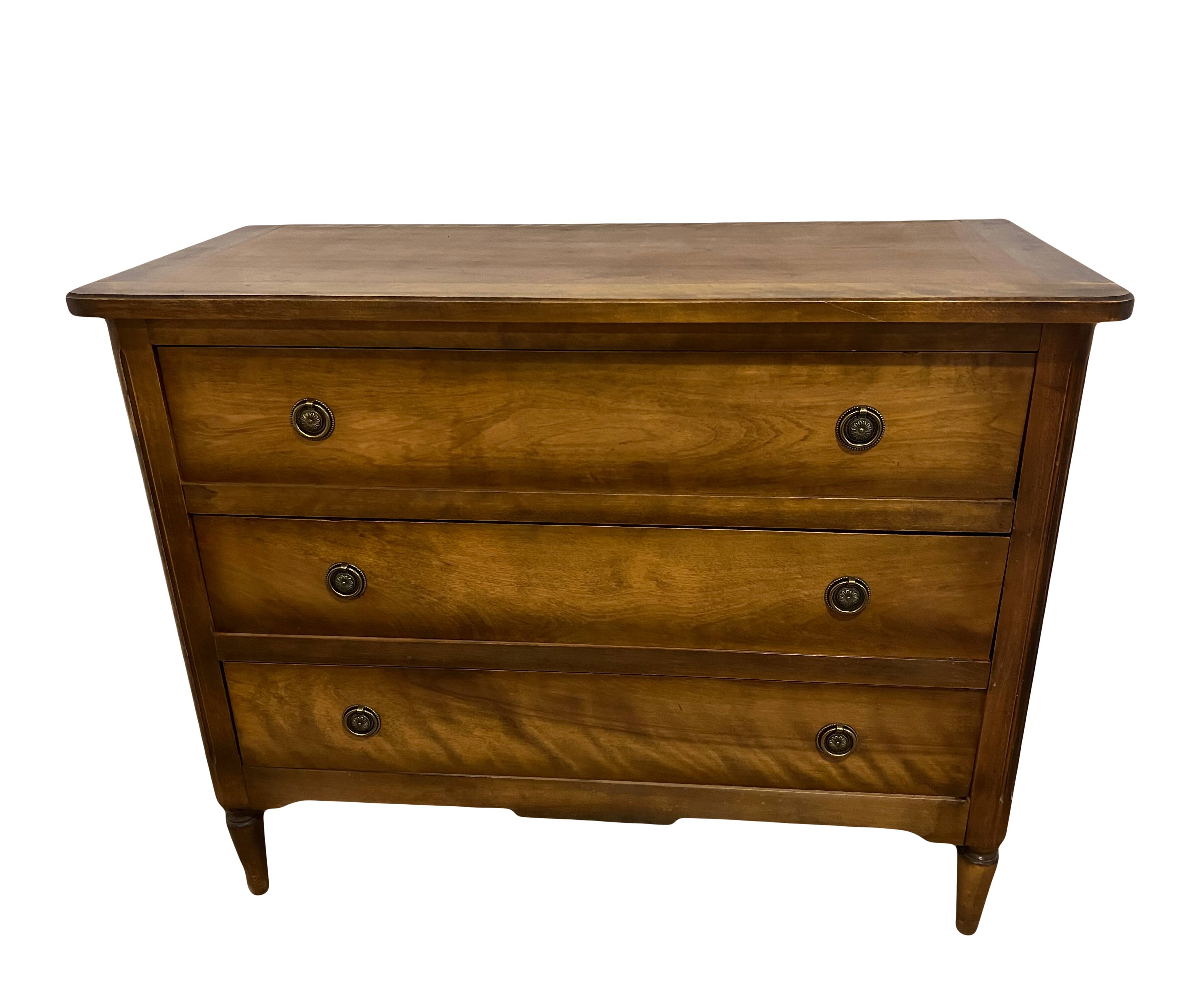 Louis XVI style 3-drawer chest of drawers