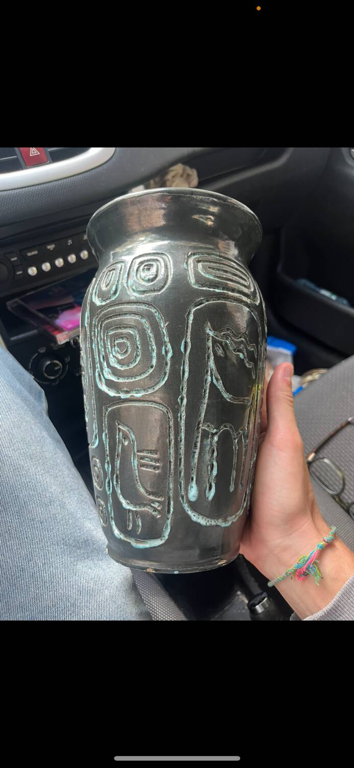 Pair of vintage mother-of-pearl sconces