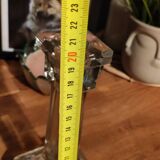 Glass candle holders