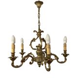 Lustre en bronze style classique 5 branches