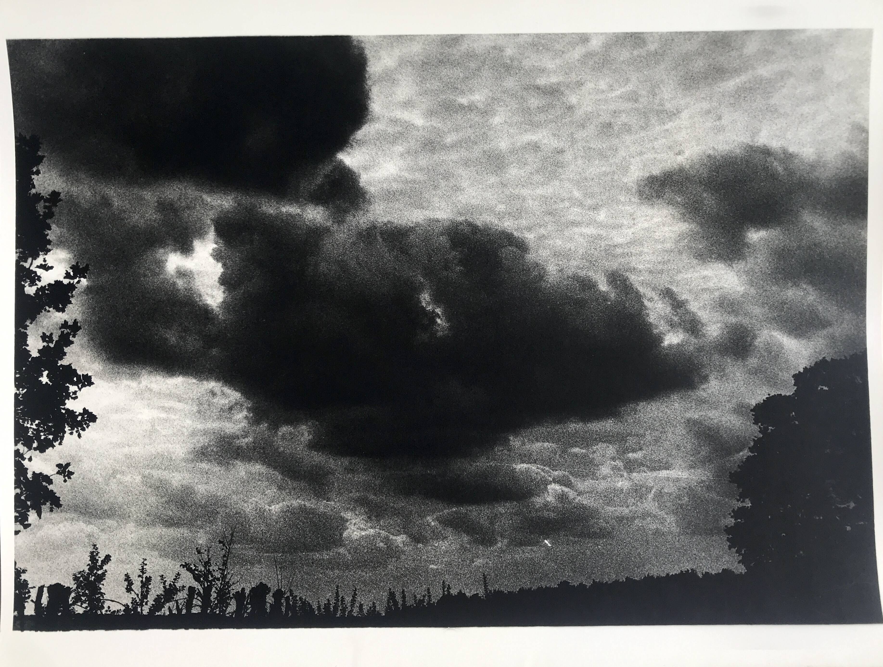 Rosine nusimovici, untitled (cloud i), c 1980. black and white silver print