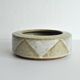 Danish ceramic bowl in white and beige-brown earth tones by Palshus, Denmar