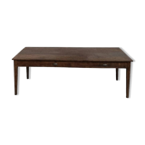 Large writing table from the 1940s in solid oak