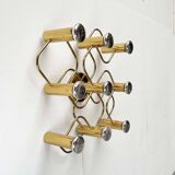 Vintage German wall lamp Hollywood Regency by Gaetano Sciolari for Leola, 1970s.