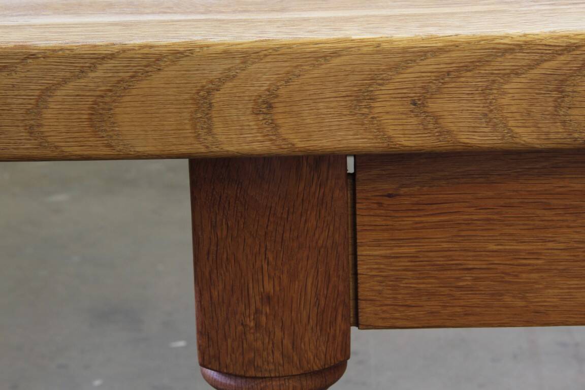Early 20th century Danish Baroque coffee table solid oak