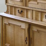 Vintage 1960s oak cabinet - cupboard style of Danish design Henning Kjærnulf