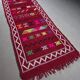 Bohemian hallway rug in handwoven Moroccan velvet