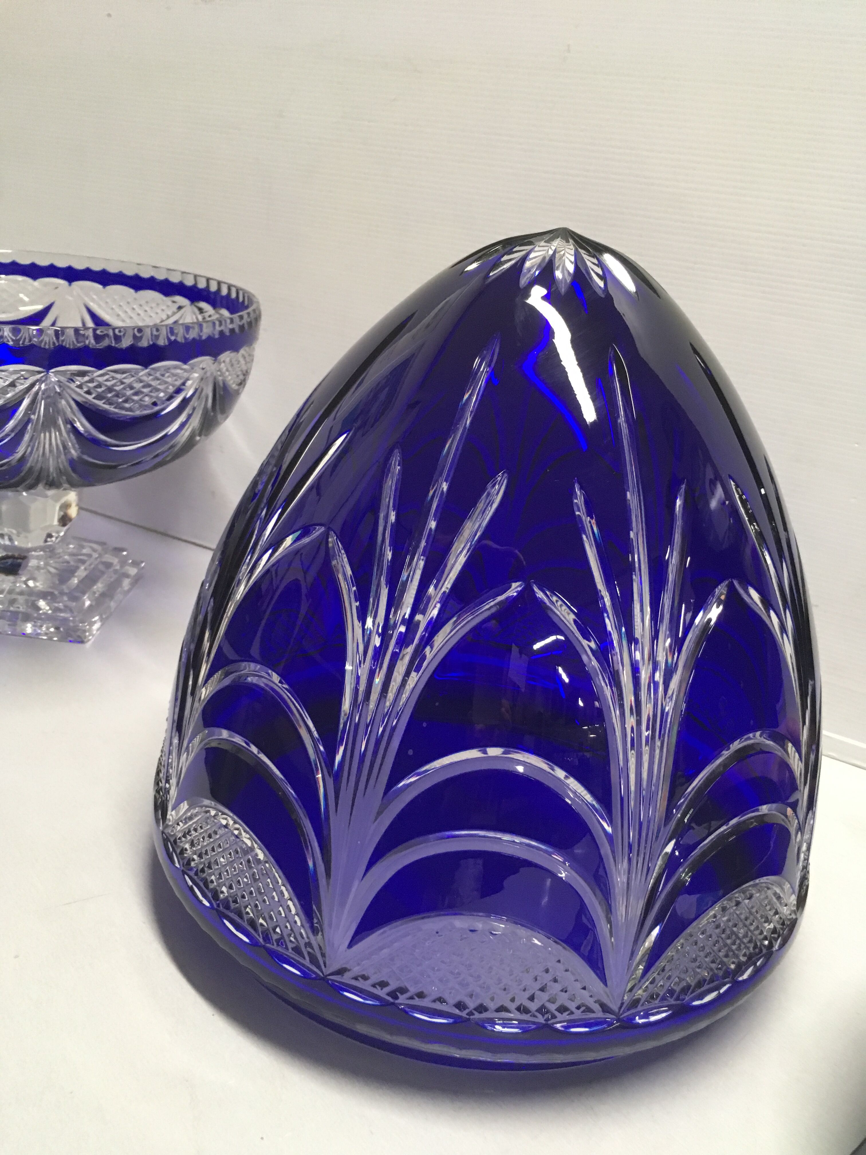 Crystal egg champagne cellar