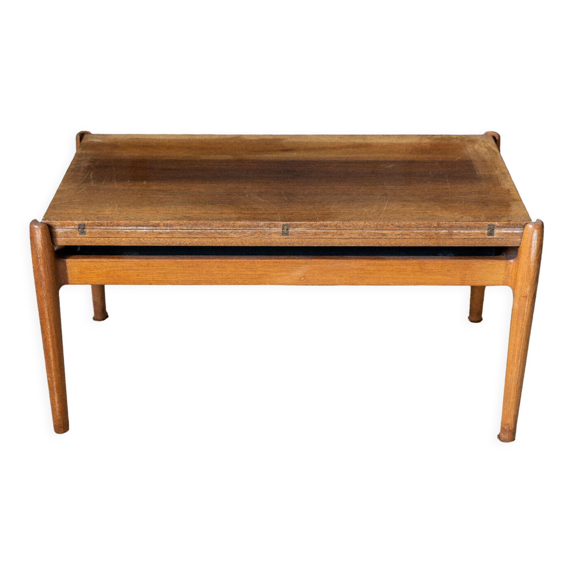 Scandinavian coffee table Smorrebrod with extendable system