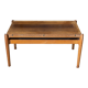 Scandinavian coffee table Smorrebrod with extendable system