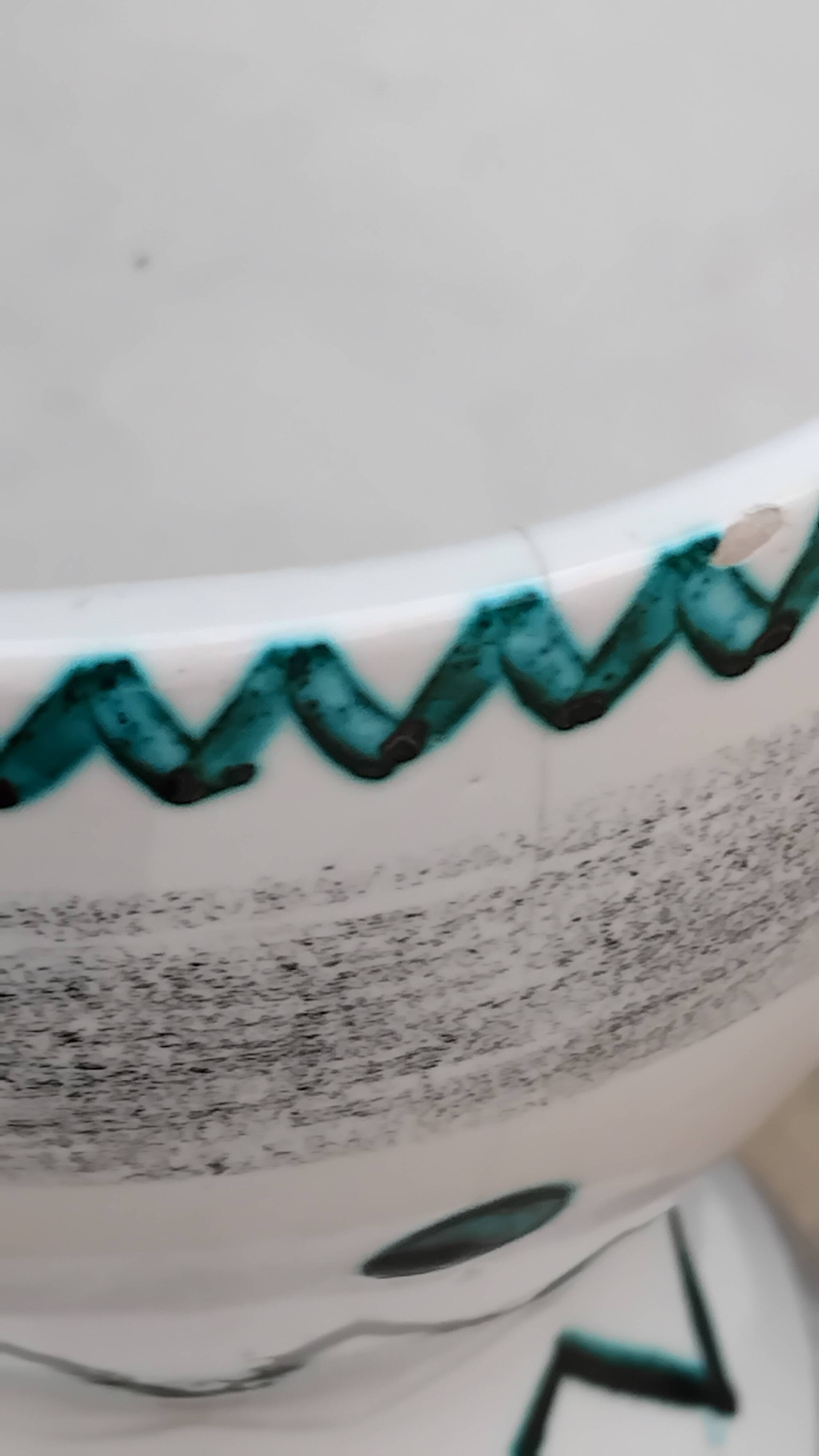 Vase diabolo vintage céramique année 60