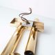 Lot of 4 golden wall lamps