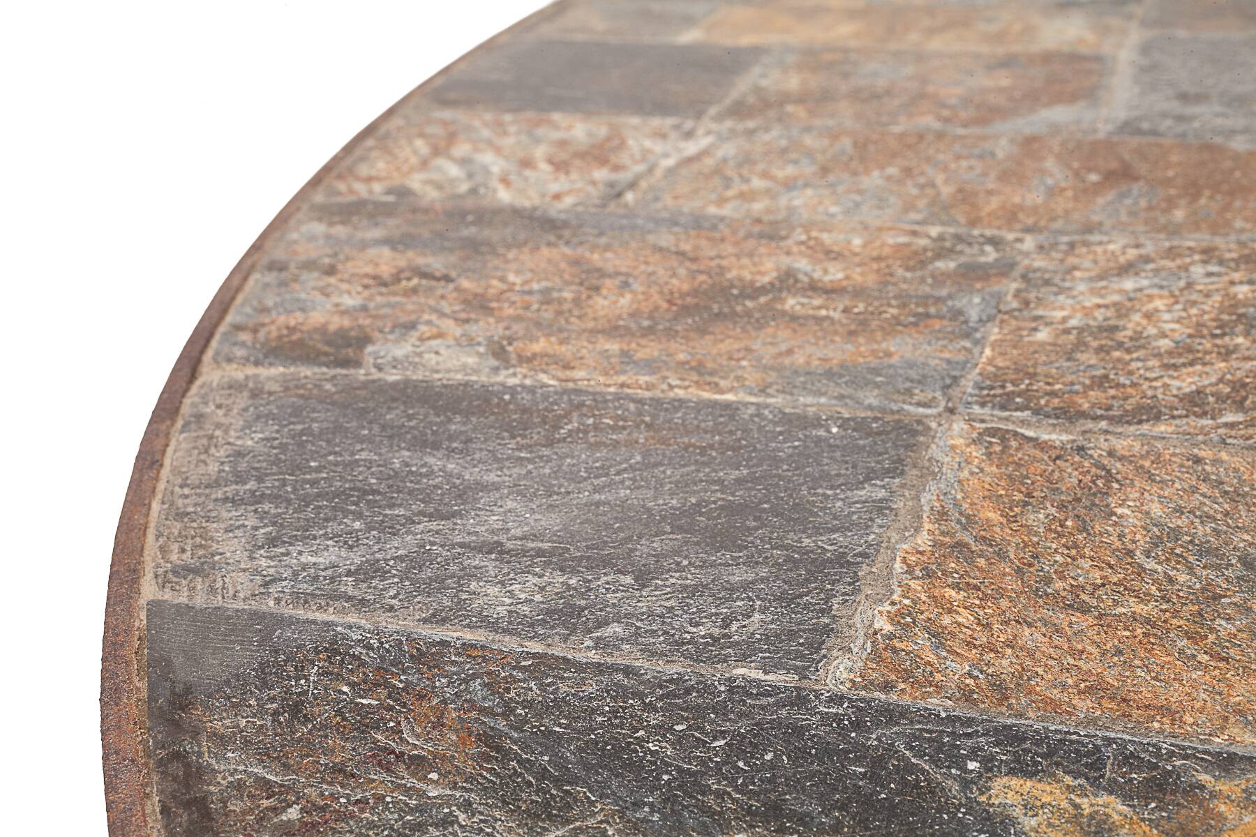 Brutalist oval table