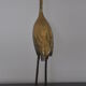 Vintage bronze statue wader