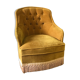 Old gold toad chair