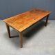 Rustic french farmhouse dining table made of oak and elm