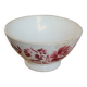 Bol sur pied fleur rouge Digoin Sarreguemines