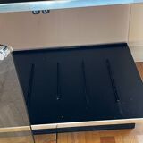Étagère sur pied, meuble HI-FI en plexiglas