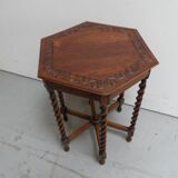 Antique oak sidetable