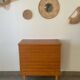 Vintage oak chest of drawers from the 1960s