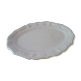 large oval dish in GIEN porcelain