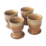 Set of 4 sandstone cups