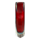 Murano vase sommerso large model red and blue - Mandruzzato - 1970s
