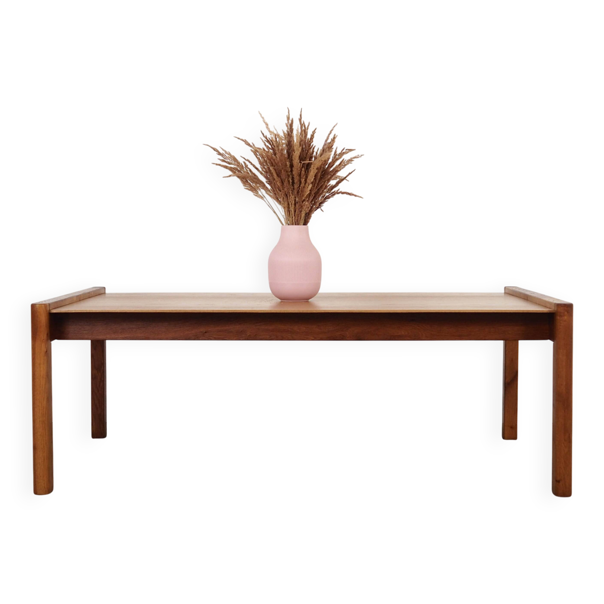 Oak coffee table, Danish design, 1970s, made in Denmark