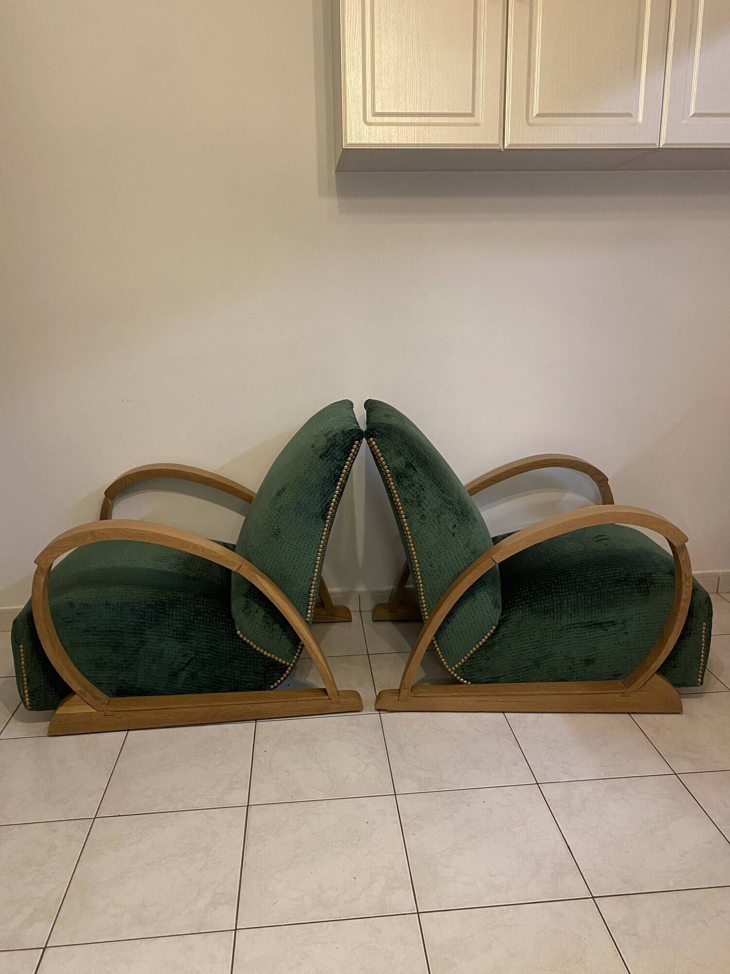 Art Deco armchairs